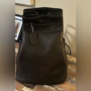 COACH Vintage Sonoma Sling
Bag Natural Grain Leather
Backpack 4922 
Restored